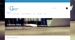 Desktop Screenshot of guillaume-peltier.com